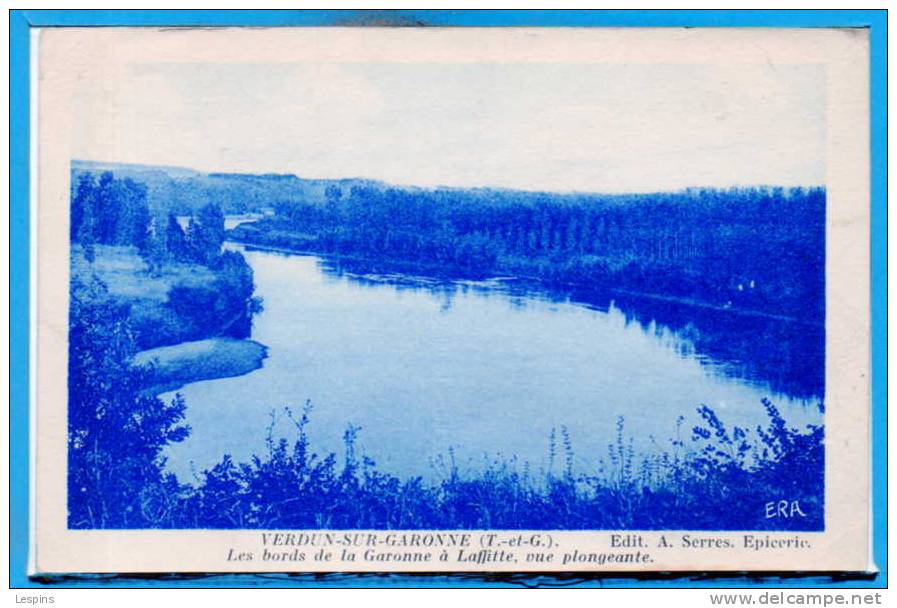 82 - VERDUN sur GARONNE --  Les bords de la garonne à Lafitte