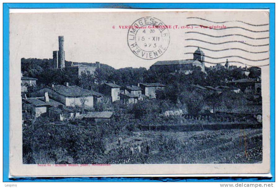 82 - VERDUN sur GARONNE --  vue générale