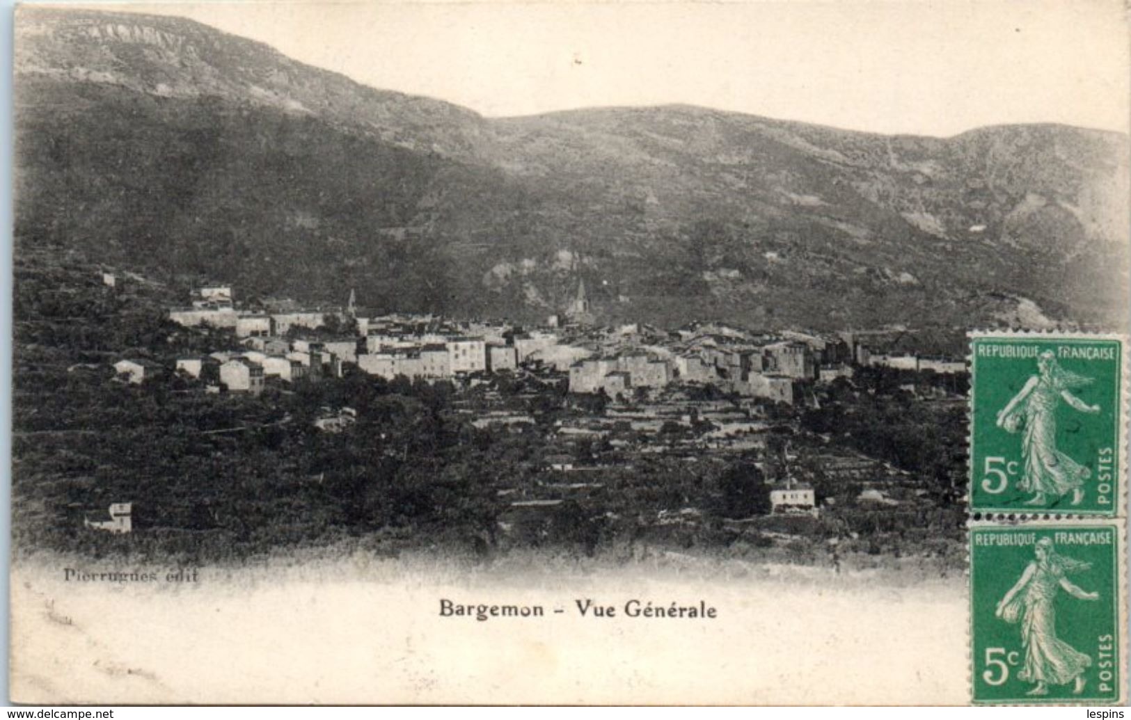 83 - BARGEMON --  Vue générale