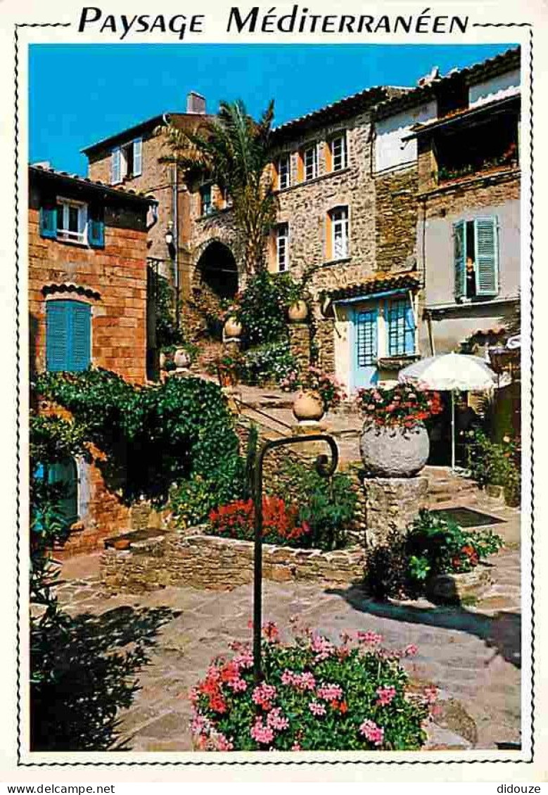 83 - Bormes les Mimosas - Rue fleurie - Fleurs - CPM - Voir Scans Recto-Verso