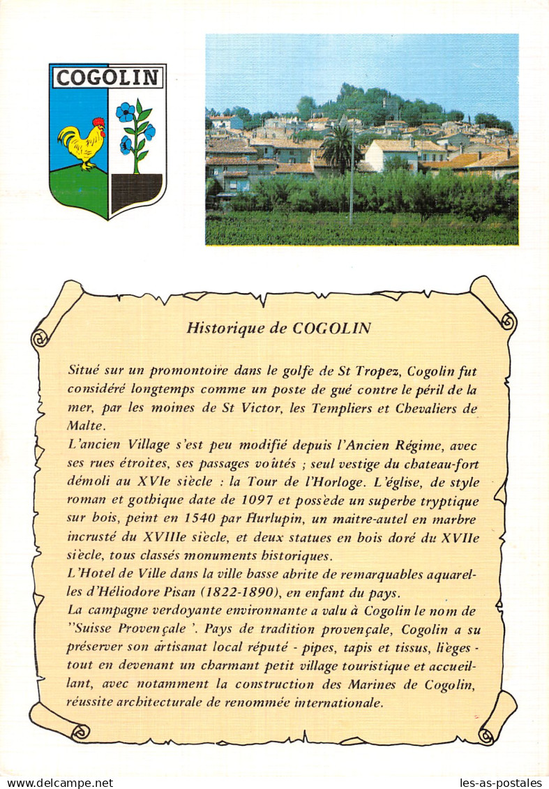 83 COGOLIN HISTORIQUE DE COGOLIN