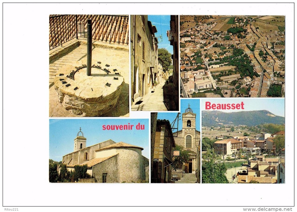 83 - LE BEAUSSET - SOUVENIR DU BEAUSSET - MULTIVUES - CADRAN SOLAIRE / boulangerie