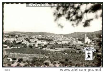 83 Lorgues - 13 - LORGUES (Var) Vue générale - Côté Sud - cpsm