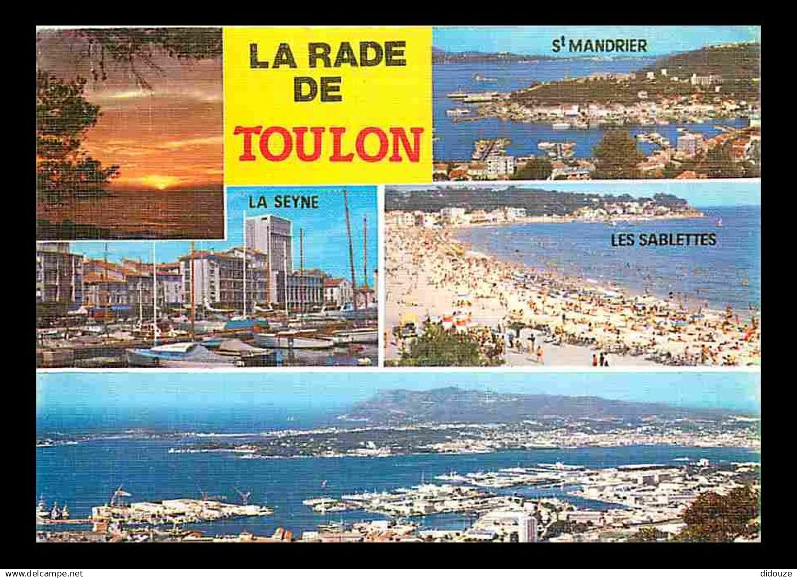 83 - Toulon - La Rade de Toulon - Multivues - CPM - Voir Scans Recto-Verso