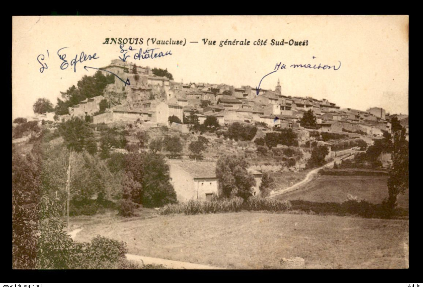 84 - ANSOUIS - VUE GENERALE