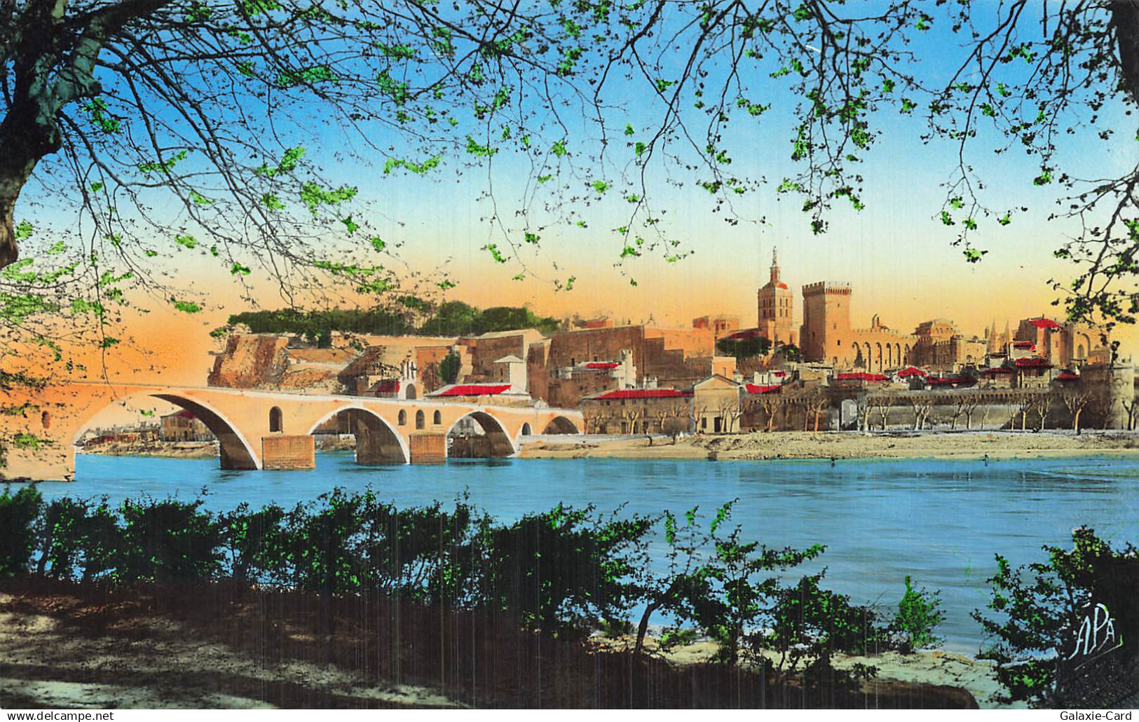 84 AVIGNON PONT SAINT BENEZET ET PALAIS DES PAPES