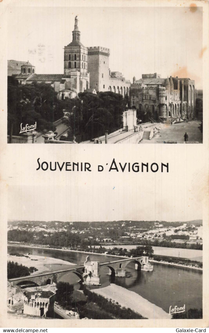 84 AVIGNON PONT SAINT BENEZET ET PALAIS DES PAPES