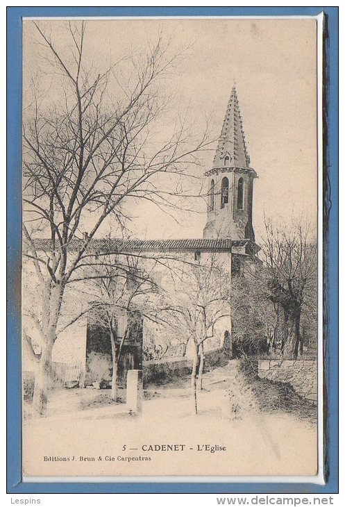 84 - CADENET -- L'Eglise