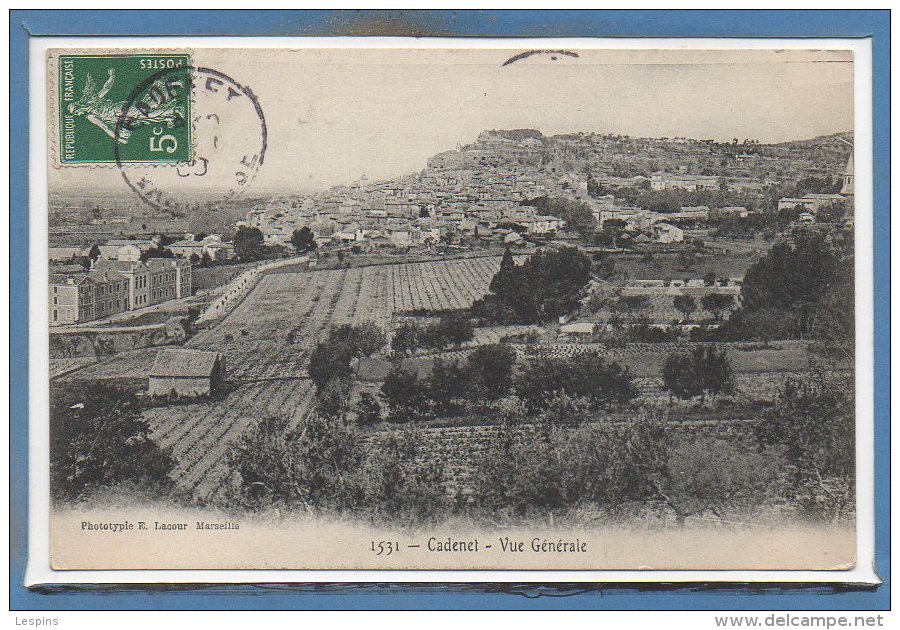 84 - CADENET -- Vue générale