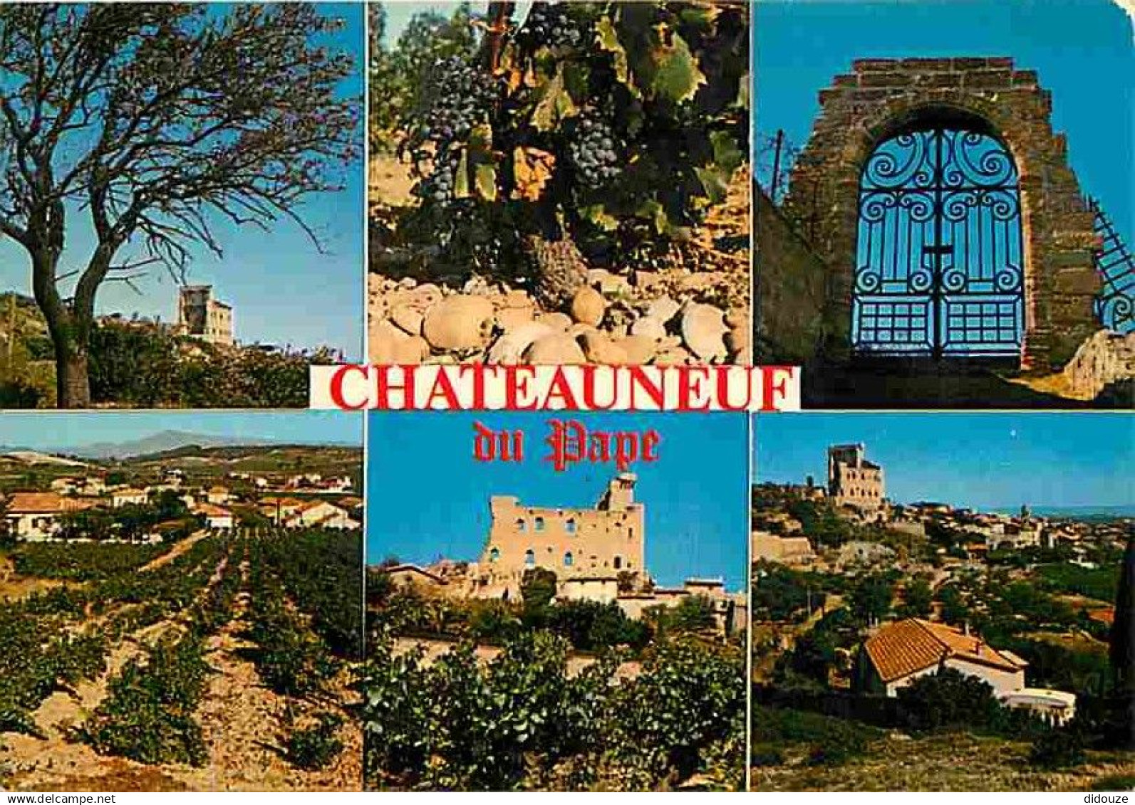 84 - Chateauneuf du Pape - Multivues - Vignes - CPM - Voir Scans Recto-Verso