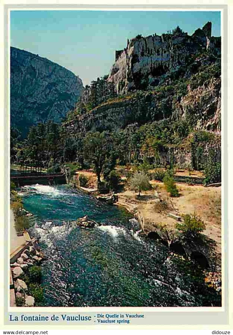 84 - Fontaine de Vaucluse - Die Quelle in Vaucluse - Vaucluse spring - Carte Neuve - CPM - Voir Scans Recto-Verso