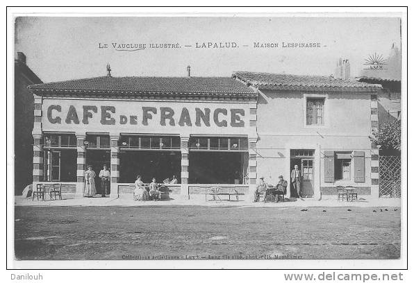 84 // LAPALUD - CAFE DE FRANCE   maison LESPINASSE