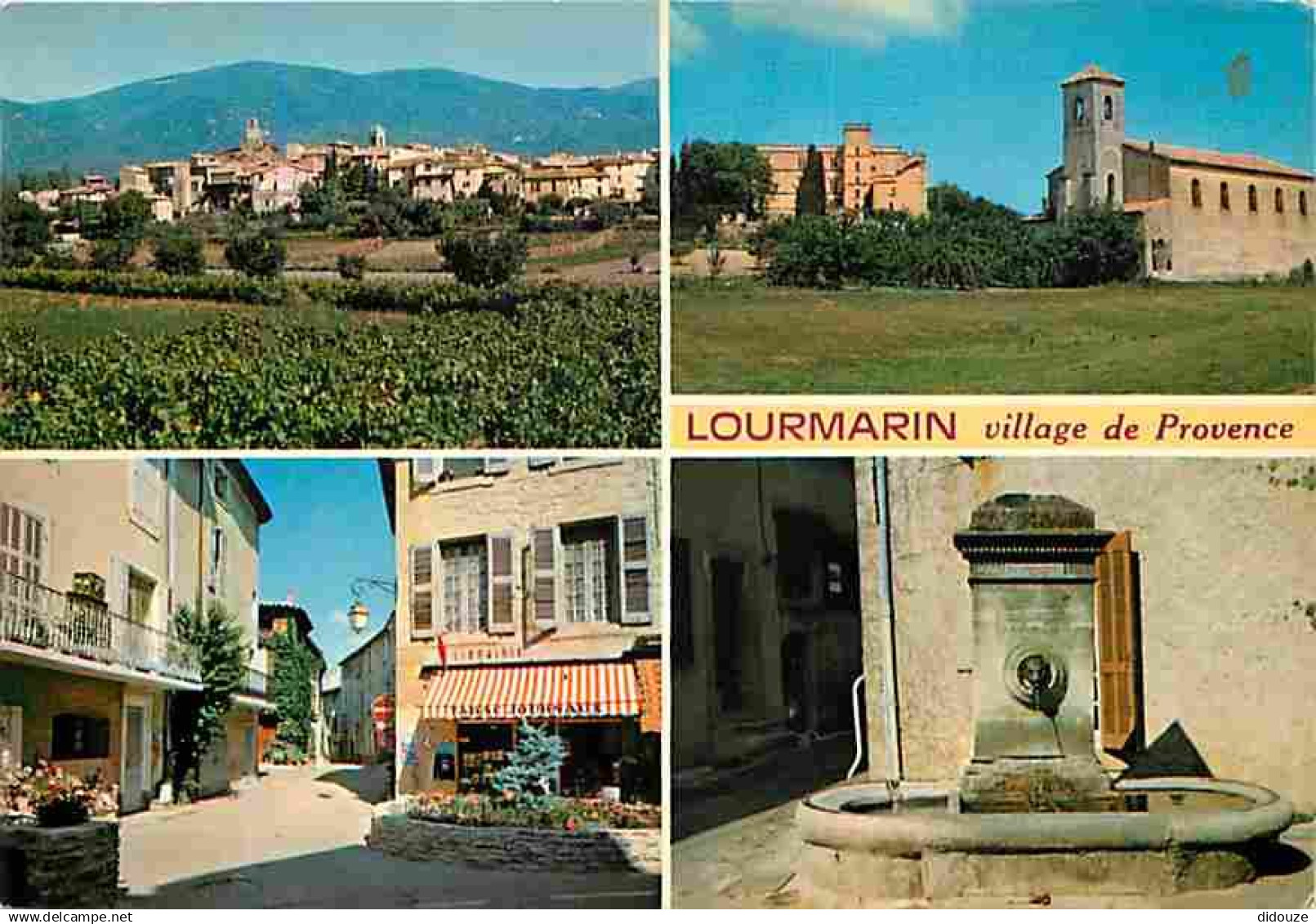 84 - Lourmarin - Multivues - Commerces - Village du Lubéron - CPM - Voir Scans Recto-Verso