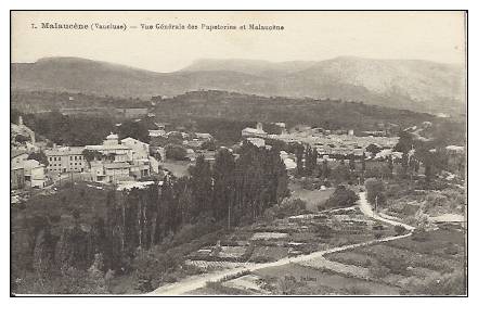 84 - MALAUCENE - Vue Générale des Papeteries et Malaucène