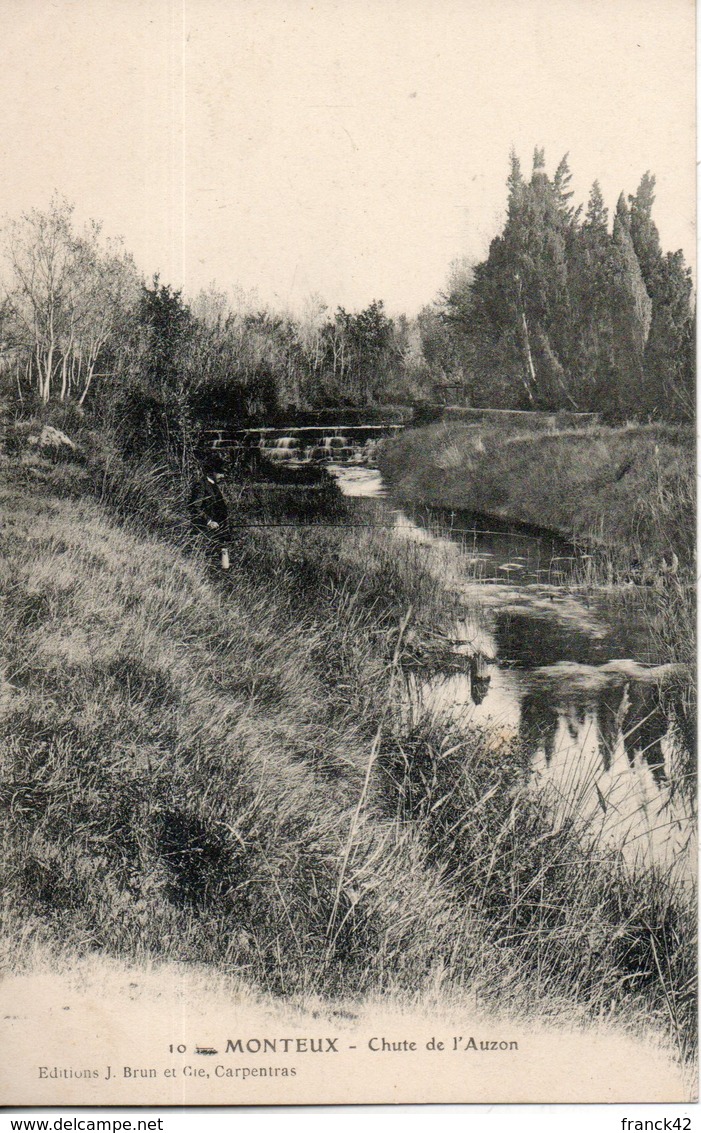 84. monteux. chute de l'auzon