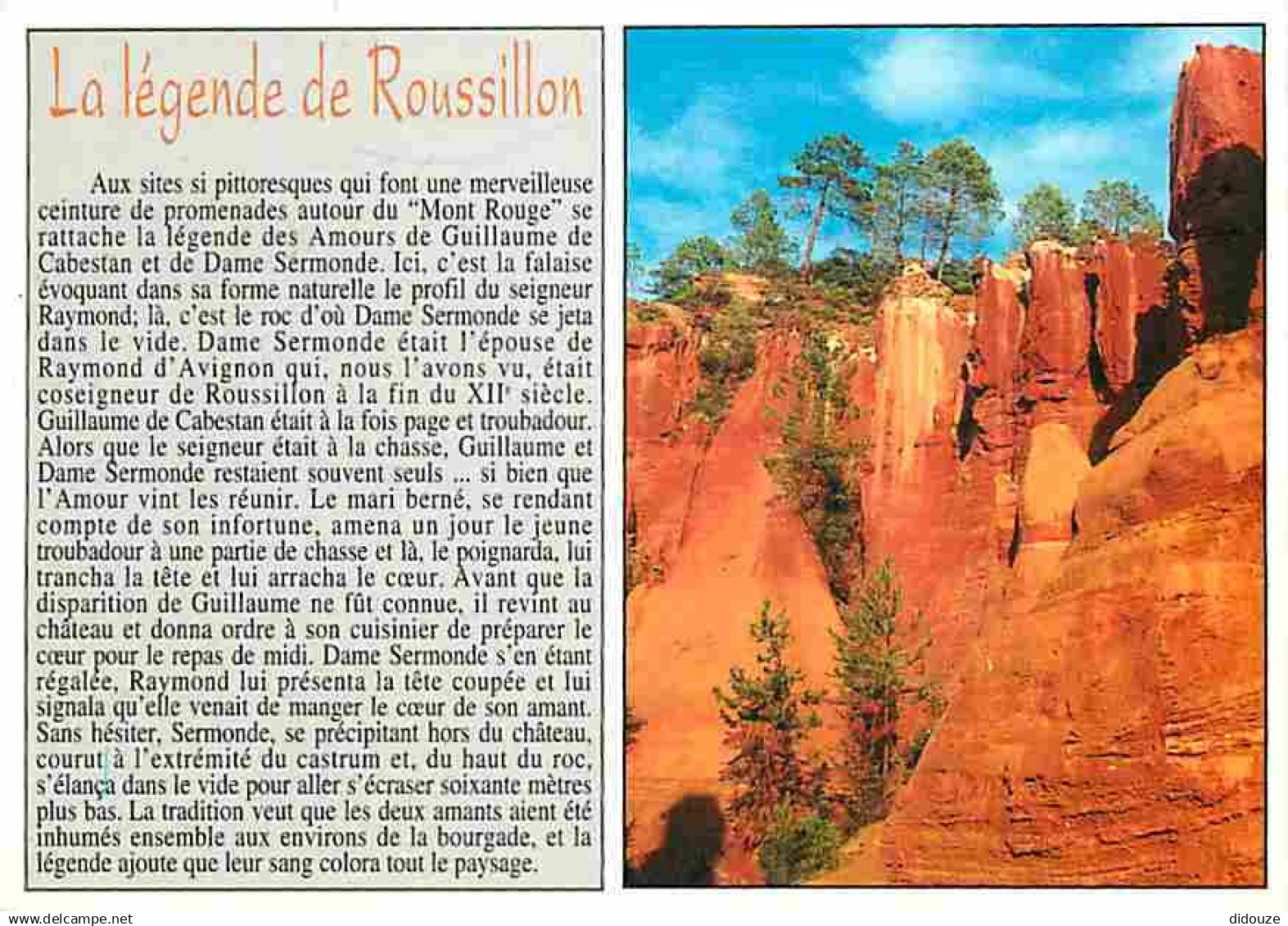 84 - Roussillon - La Légende de Roussillon - CPM - Voir Scans Recto-Verso