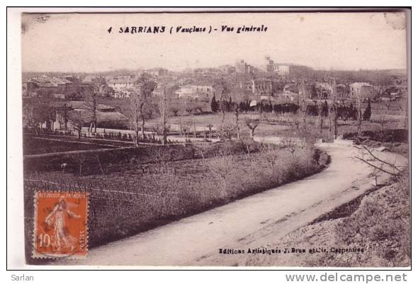 84 , SARRIANS , Vue generale