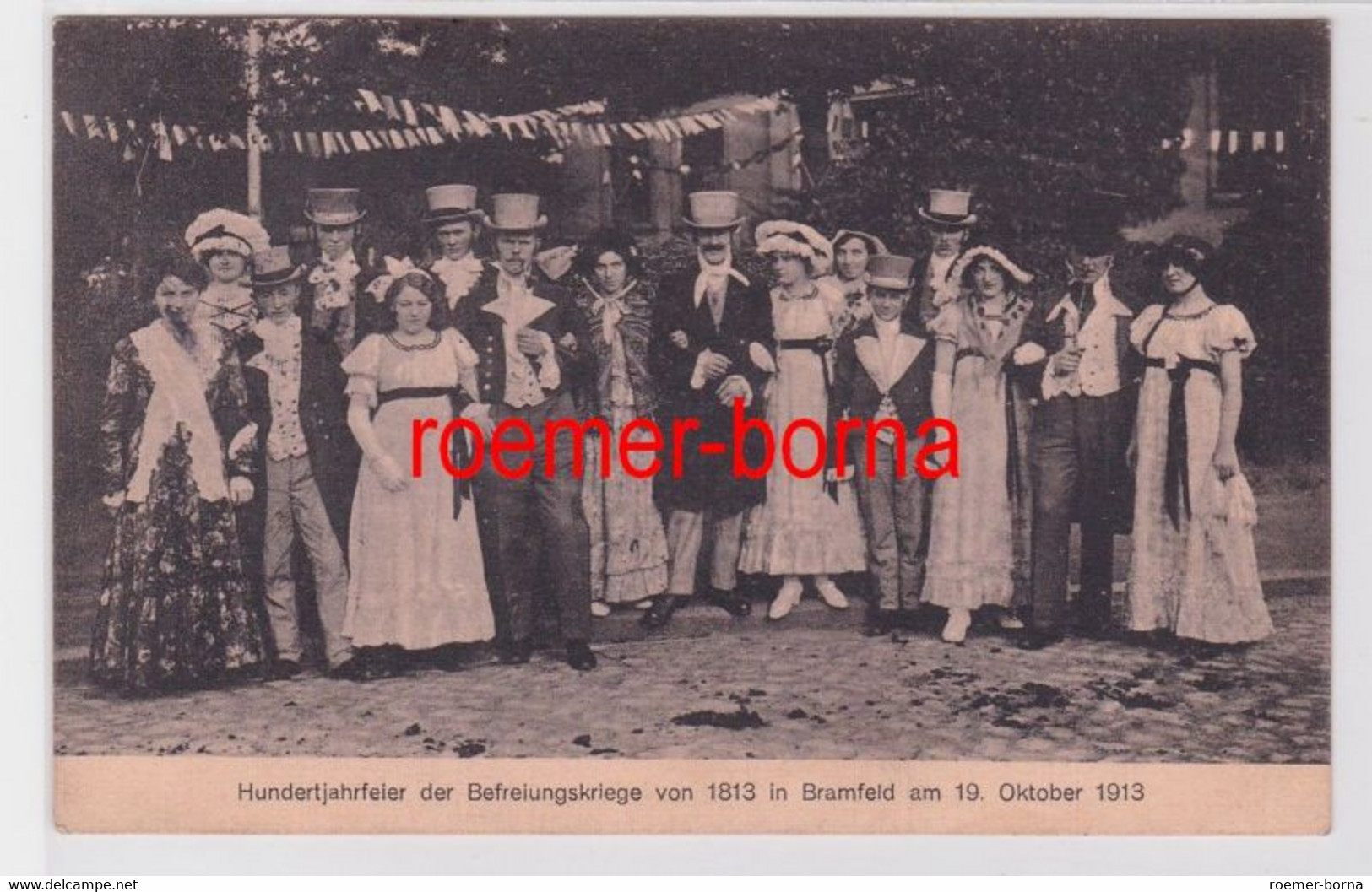 84551 Ak Hundertjahrfeier der Befreiungskriege von 1813 in Bramfeld 19.10.1913