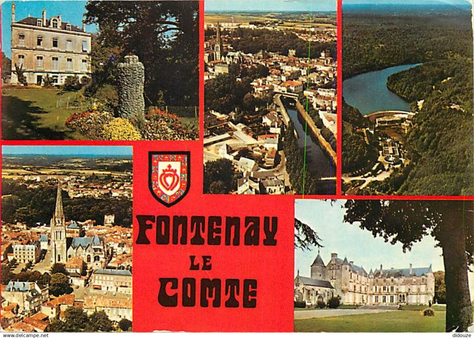 85 - Fontenay le Comte - Multivues - Blasons - Flamme Postale de Fontenay le Comte - CPM - Voir Scans Recto-Verso