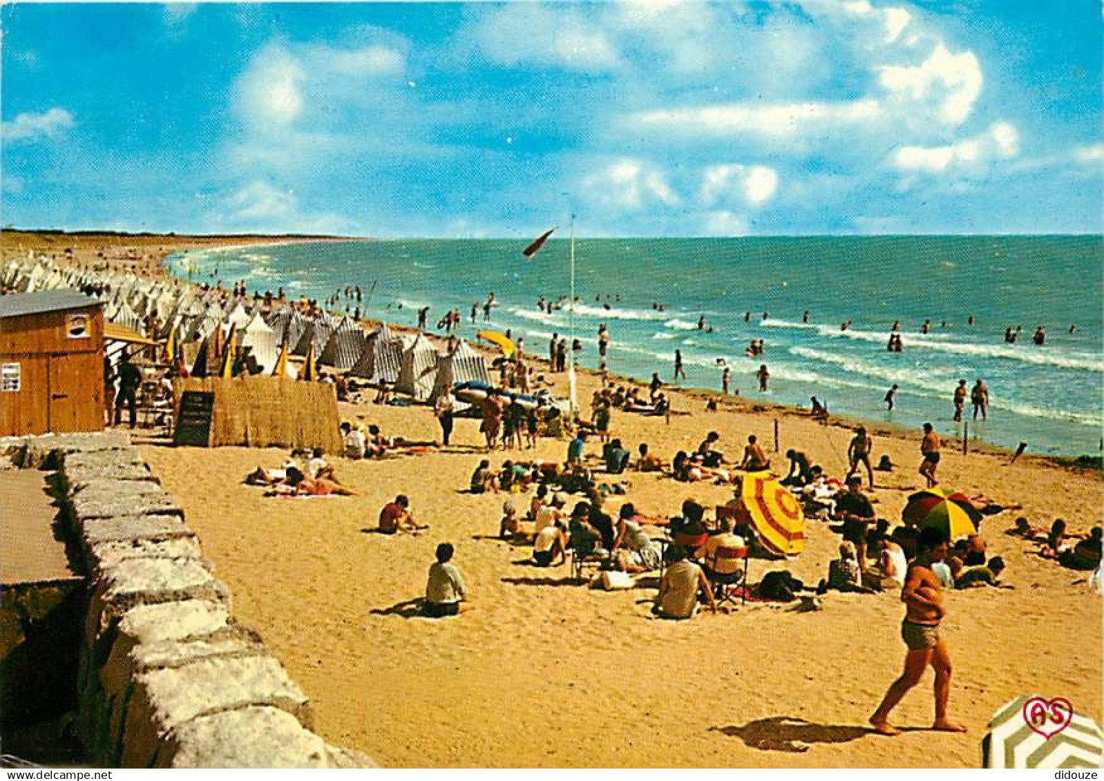 85 - L'Aiguillon sur Mer - La Faute sur Mer - La Plage - Scènes de Plage - Flamme Postale de La Tranche sur Mer - CPM -