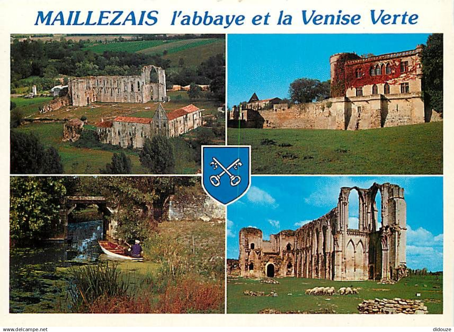 85 - Maillezais - Multivues - Blasons - CPM - Voir Scans Recto-Verso