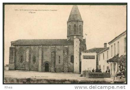 85 Moutiers-les-Mauxfaits 3481 - LES MOUTIERS-les-MAUXFAITS (Vendée) L'Eglise eglise D85D K85156K C85156C RH013507