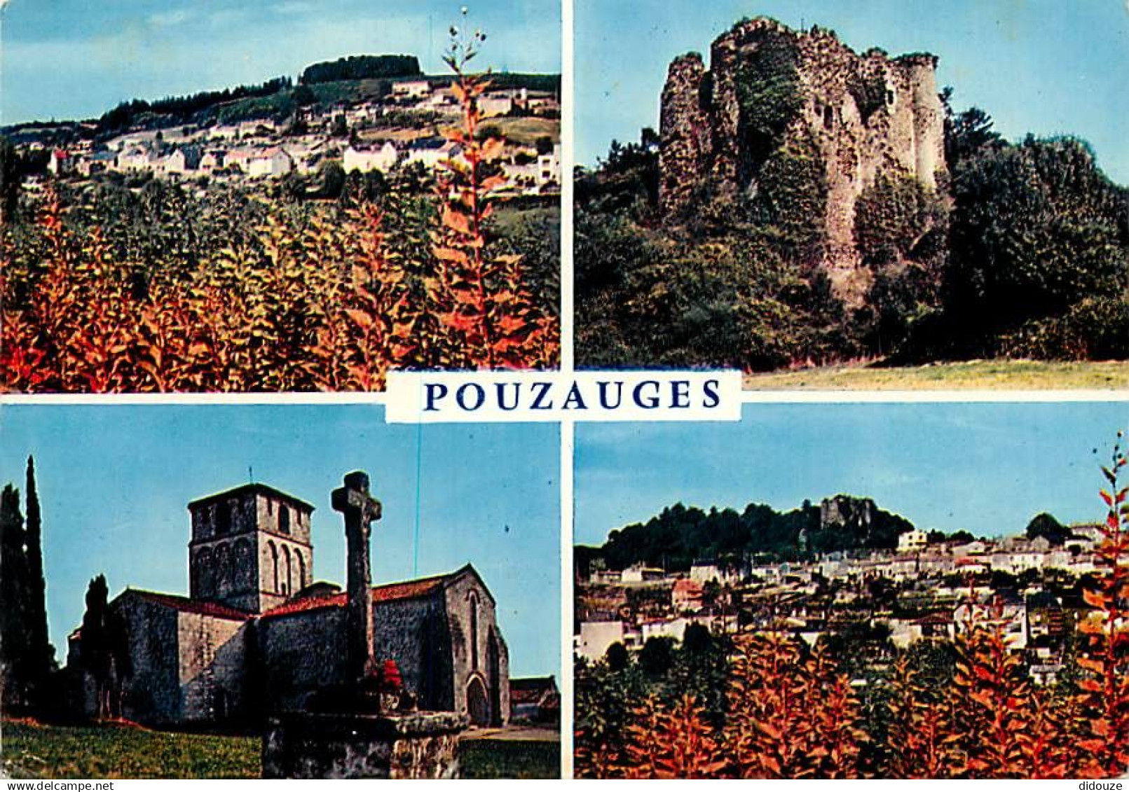 85 - Pouzauges - Multivues - Flamme Postale de Pouzauges - CPM - Voir Scans Recto-Verso