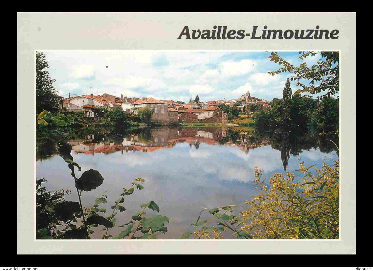 86 - Availles Limouzine - Vue Générale - Le pittoresque village vu de la rive droite de la Vienne - CPM - Carte Neuve -