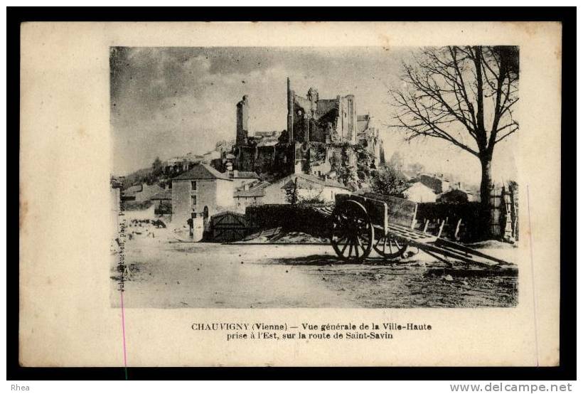 86 Chauvigny chateau ruine D86D K86070K C86070C RH074155