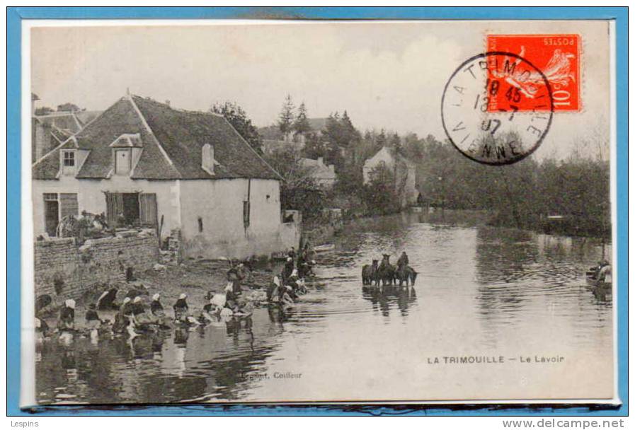 86 - La TRIMOUILLE -- Le Lavoir