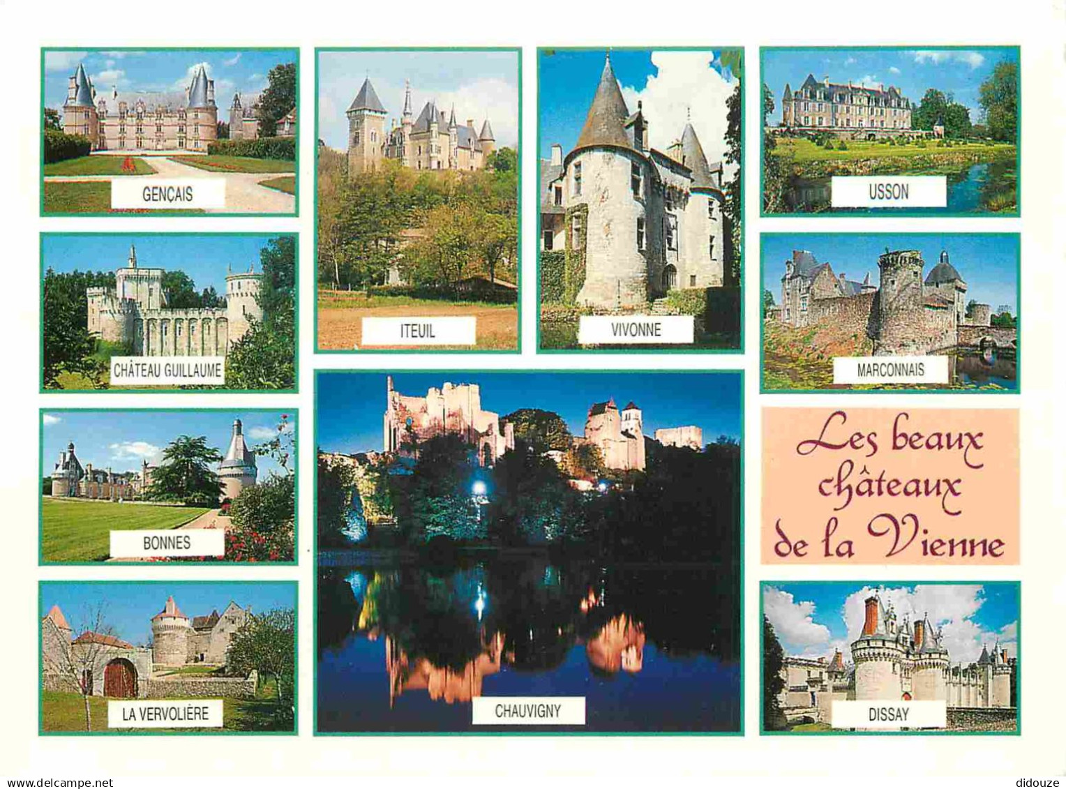 86 - Vienne - Chateaux de la Vienne - Multivues - CPM - Voir Scans Recto-Verso