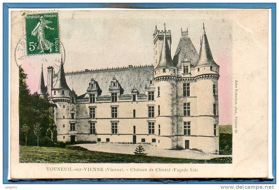 86 - VOUNEUIL sur VIENNE --  Château de Chistré....