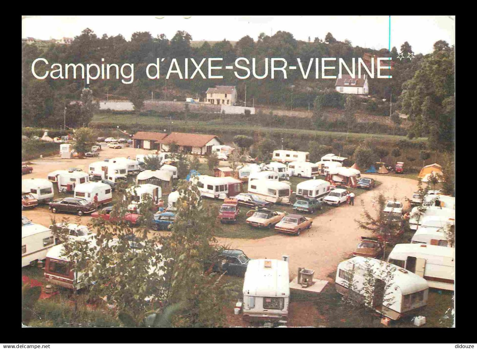 87 - Aixe sur Vienne - Camping Municipal Les Grêves - Automobiles - Caravanes - CPM - Voir Scans Recto-Verso