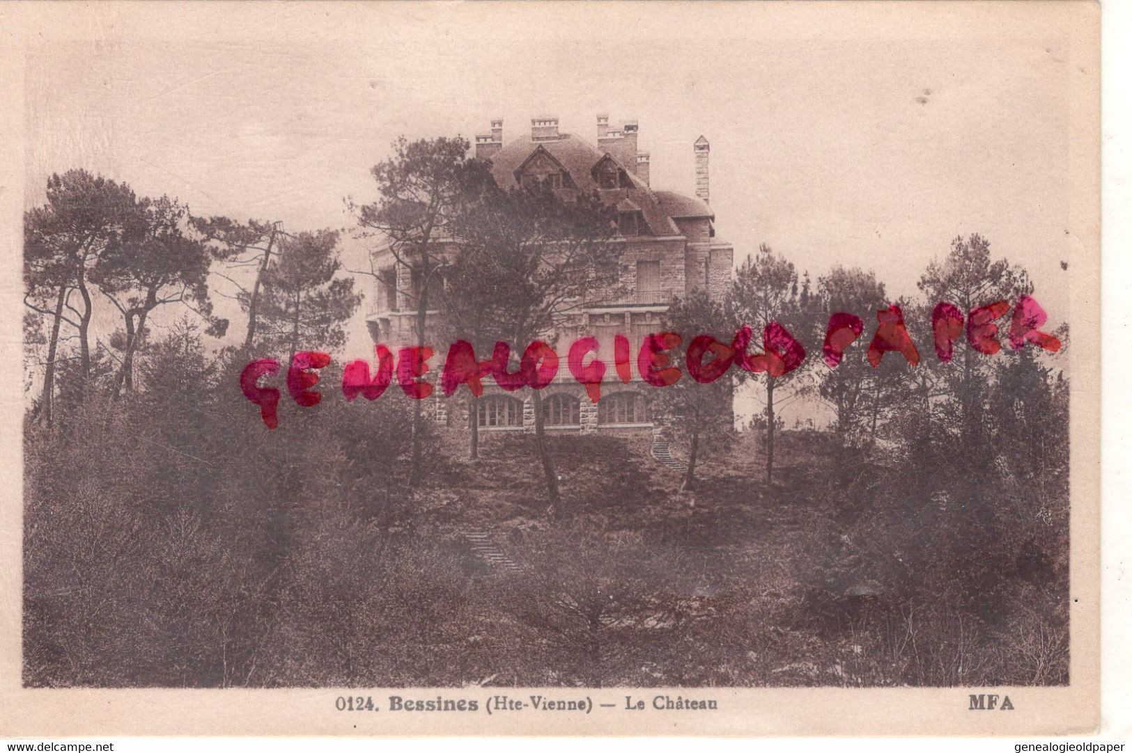 87- BESSINES SUR GARTEMPE- LE CHATEAU