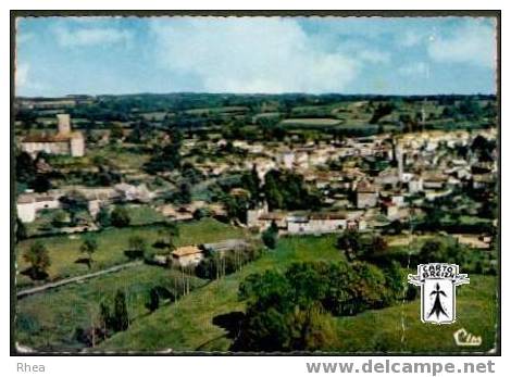 87 Chalus - CHALUS (Hte-Vienne)  Ci. 8-11 - Vue générale aérienne  Richard Coeur de Lion, en 1189, assiégea la ville et