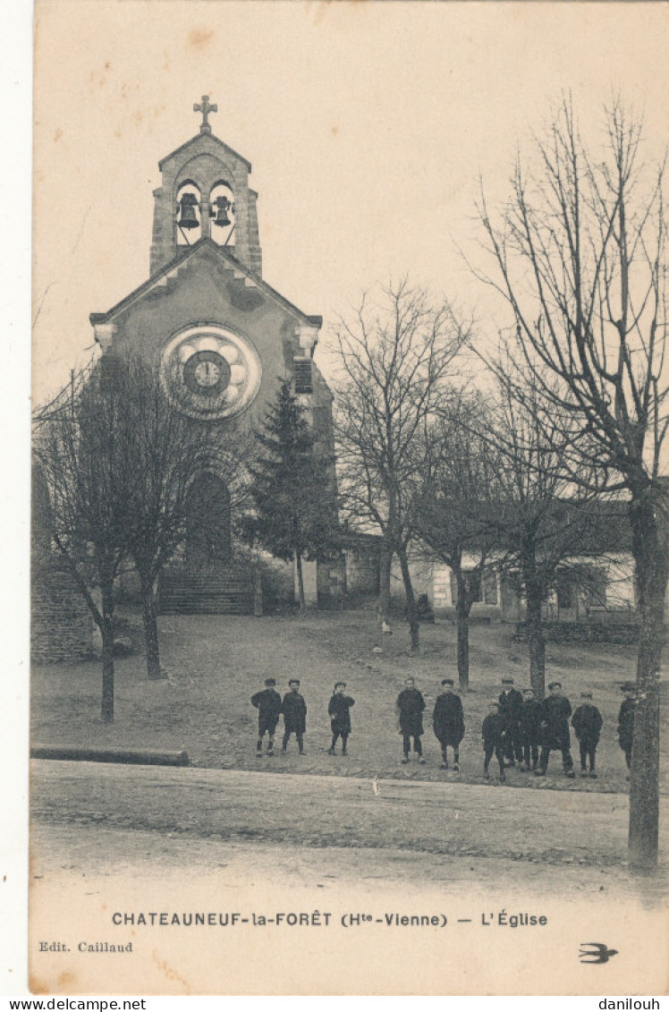 87 // CHATEAUNEUF LA FORET   l'église