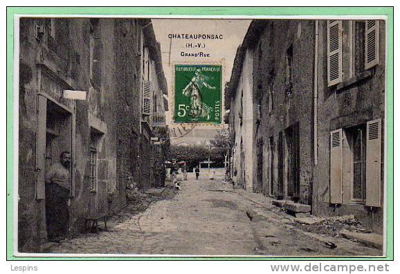 87 - CHATEAUPONSAC -- Grande rue