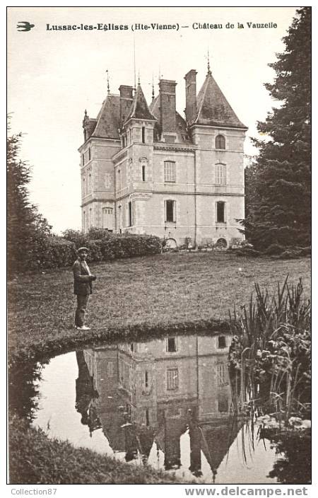 87 - LUSSAC les EGLISES - CHATEAU de la VAUZELLE ou VOZELLE