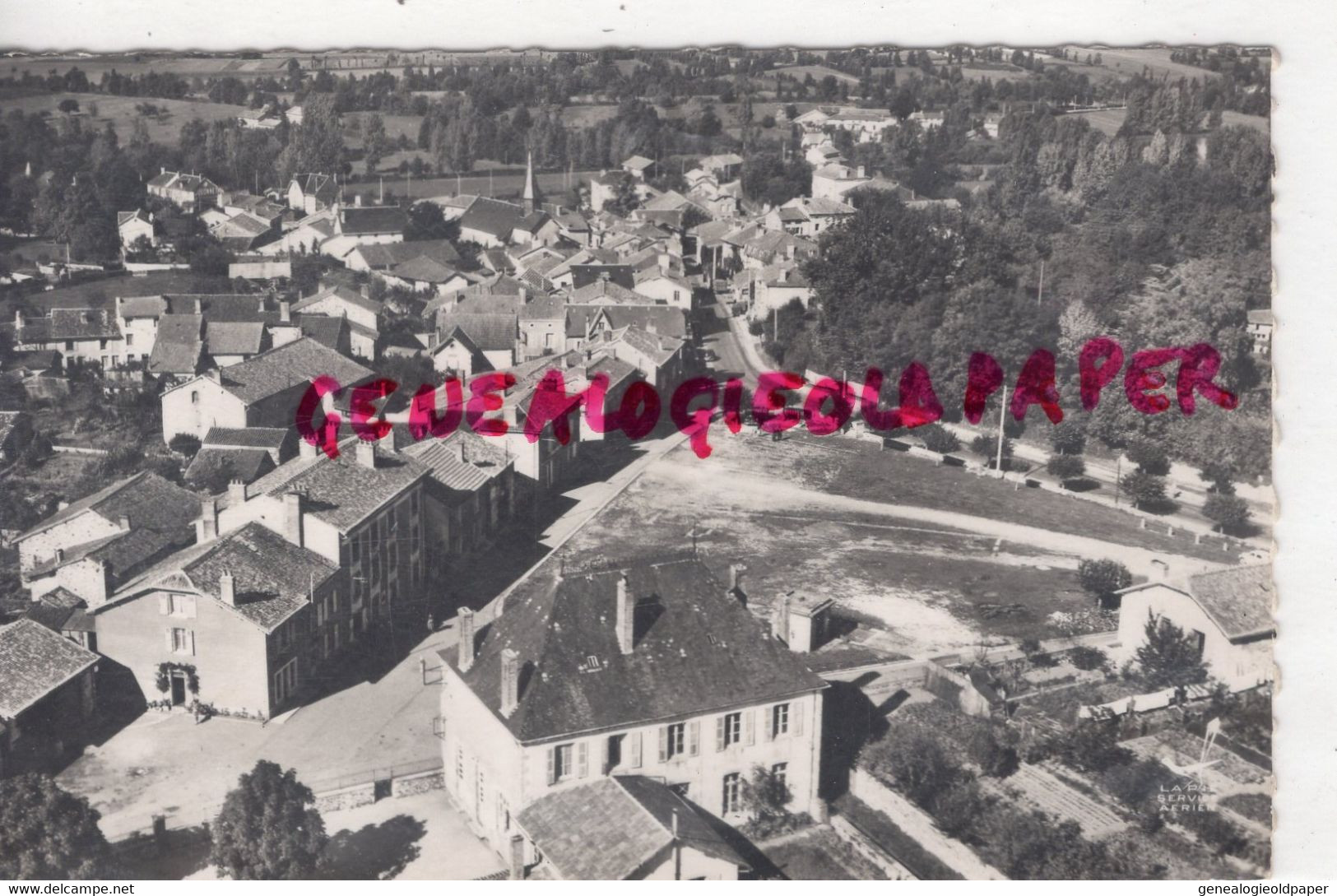 87- MEZIERE SUR ISSOIRE - MEZIERES- VUE GENERALE AERIENNE 1959