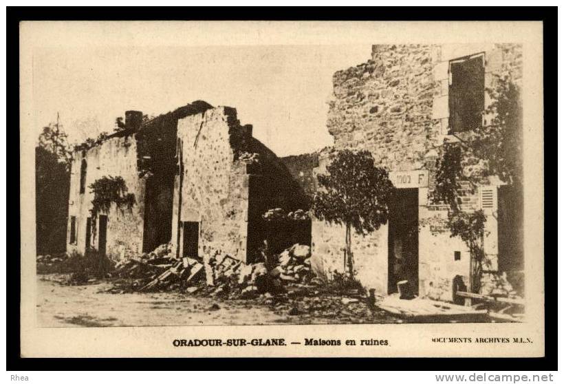 87 Oradour-sur-Glane ruine D87D K87154K C87110C RH075684