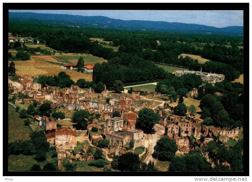 87 Oradour-sur-Glane vue aerienne D87D K87154K C87110C RH105309