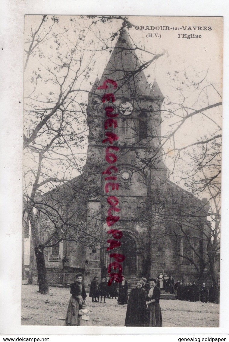 87 - ORADOUR SUR VAYRES- L' EGLISE