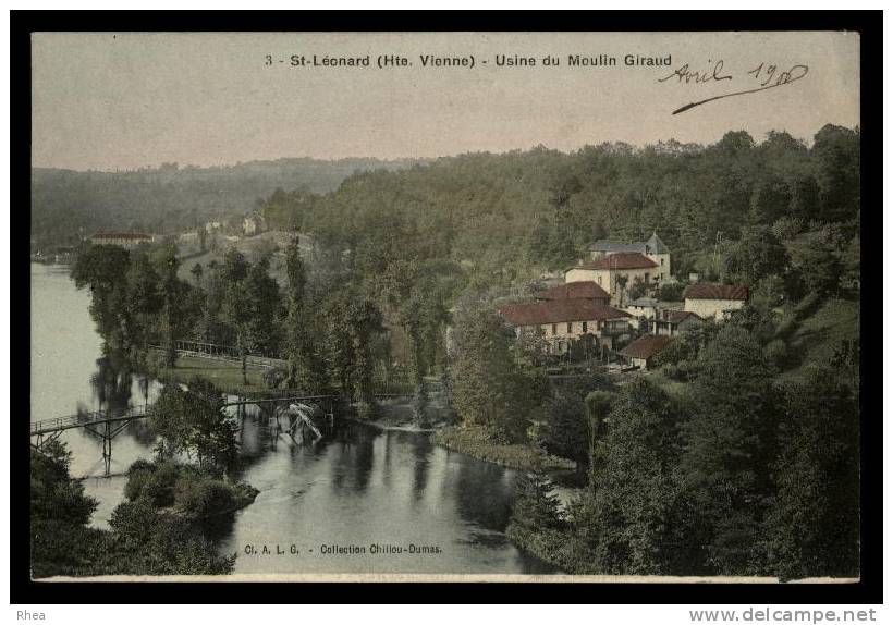 87 Saint-Léonard-de-Noblat moulin a eau D87D K87161K C87161C RH075835