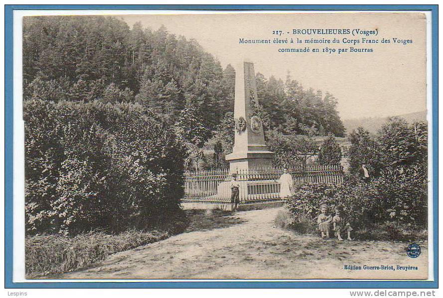 88 - BROUVELIEURES --  Monument élevé....