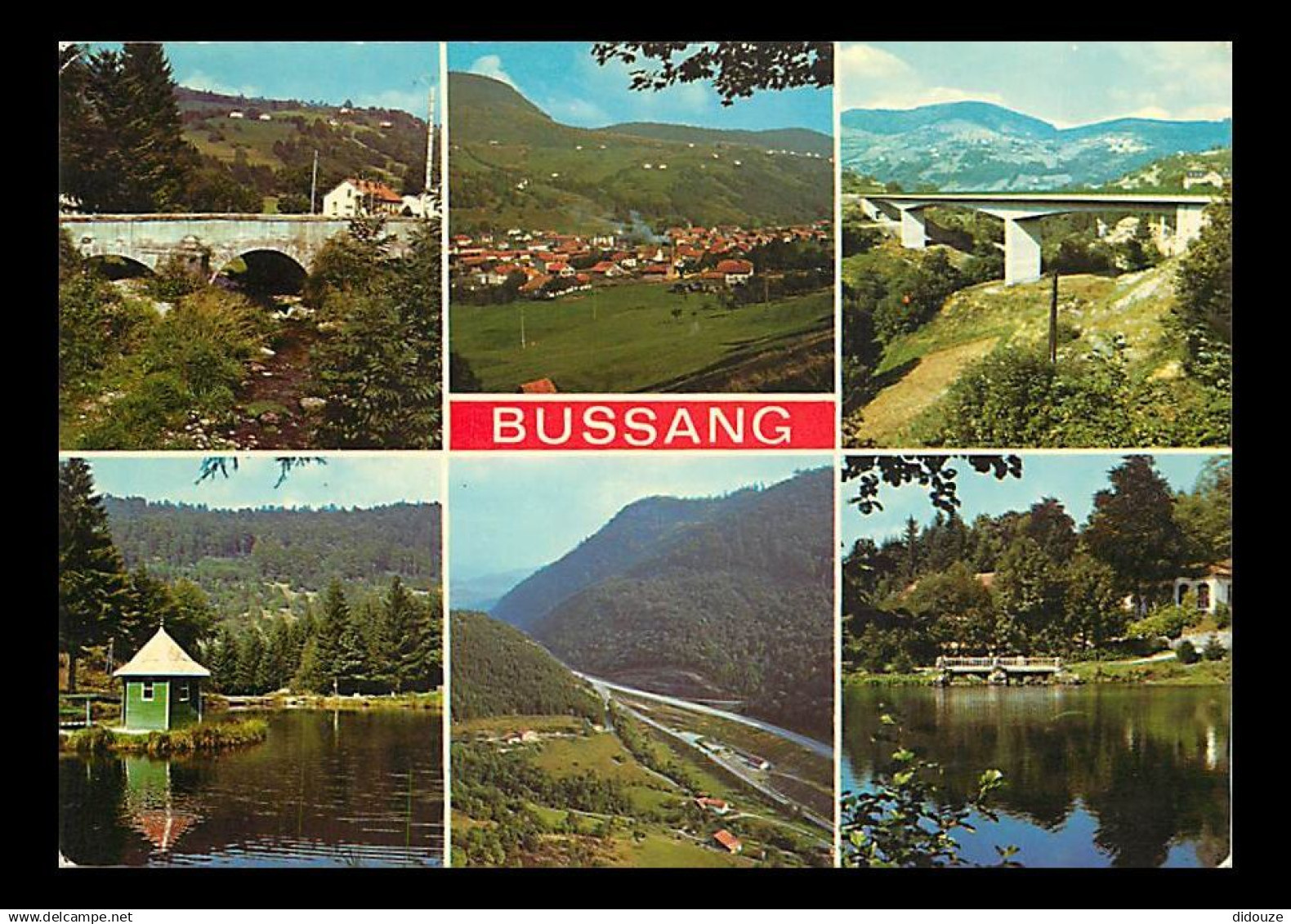 88 - Bussang - Multivues - Flamme Postale de Bussang - CPM - Voir Scans Recto-Verso