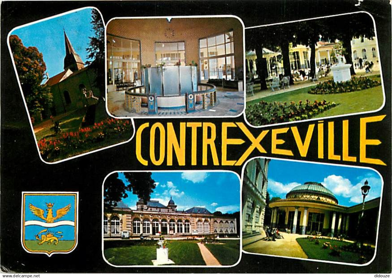 88 - Contréxeville - Multivues - Blasons - Flamme Postale de Contréxeville - CPM - Voir Scans Recto-Verso