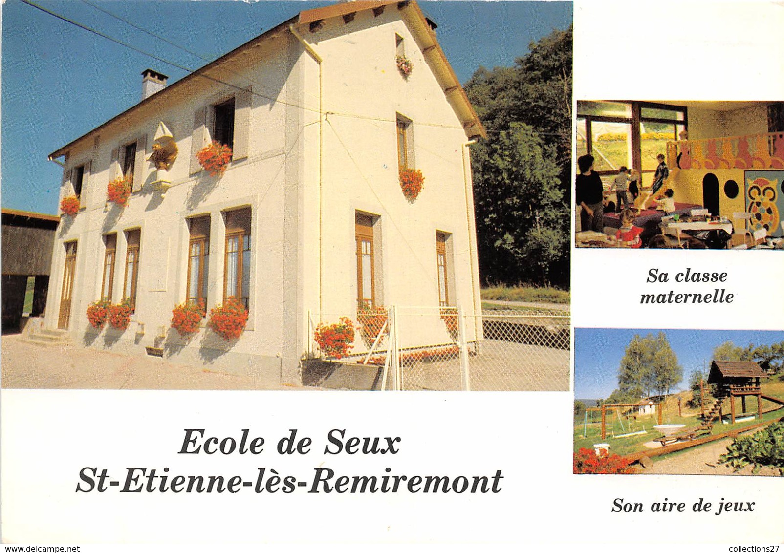 88-SAINT-ETIENNE-LES- REMIREMONT- ECOLE DE SEUX - MULTIVUES