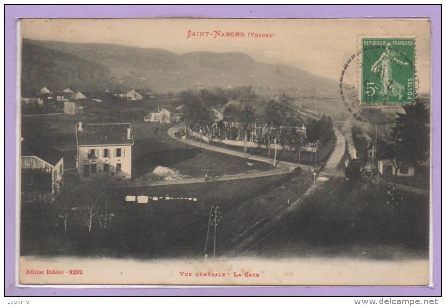 88 - SAINT NABORD --  vue générale - La Gare