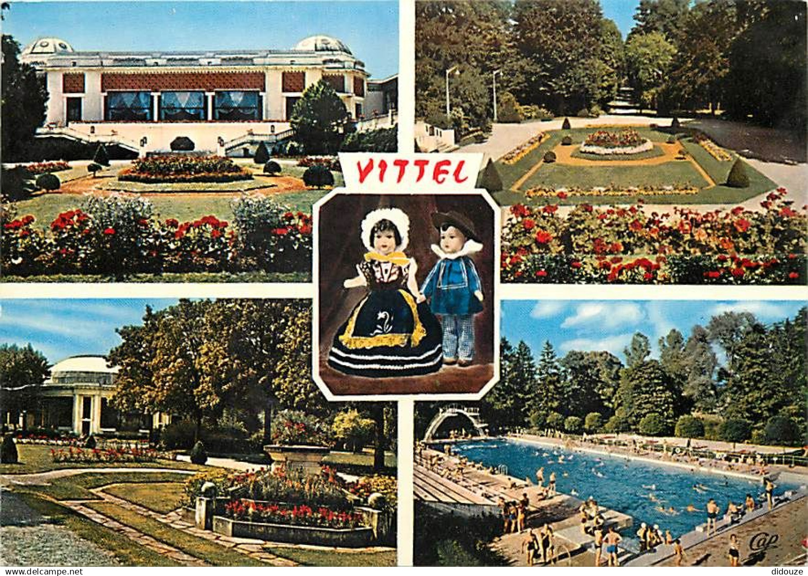 88 - Vittel - Multivues - Poupées - Flamme Postale de Vittel - CPM - Voir Scans Recto-Verso