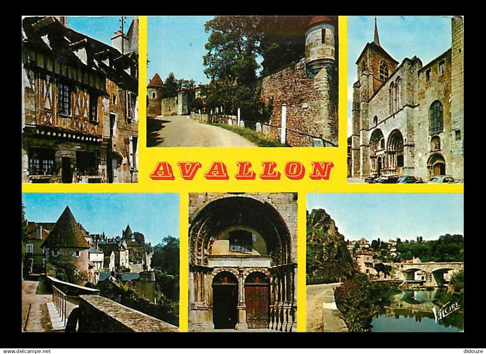 89 - Avallon - Multivues - Flamme Postale de Avallon - CPM - Voir Scans Recto-Verso